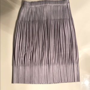 PLEATS PLEASE ISSEY MIYAKE SKIRT grey